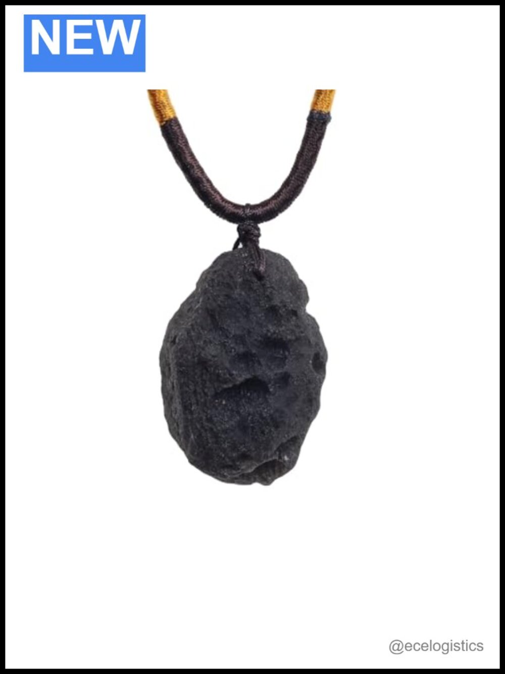 Saffordite Tektites Obsidian Necklace Genuine Raw Crystal Pendant
